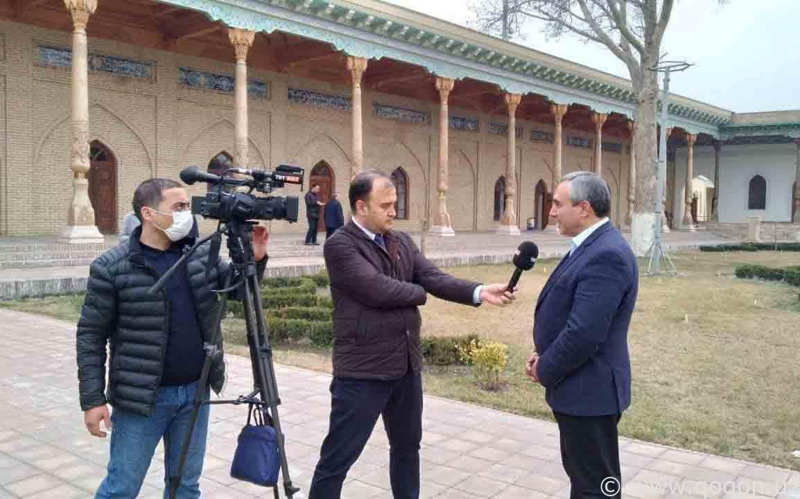 Хоким Коканда дал интервью Турецкому телевидению